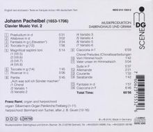 Johann Pachelbel (1653-1706): Claviermusik Vol.2, CD
