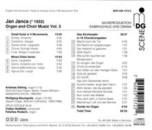 Jan Janca (geb. 1933): Orgelwerke &amp; Chormusik Vol.3, CD