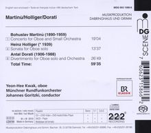 Bohuslav Martinu (1890-1959): Konzert für Oboe &amp; kleines Orchester, Super Audio CD