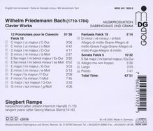 Wilhelm Friedemann Bach (1710-1784): Polonaisen für Cembalo F12 Nr.1-12, CD