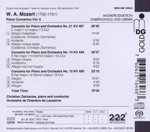 Wolfgang Amadeus Mozart (1756-1791): Klavierkonzerte Vol.6, Super Audio CD