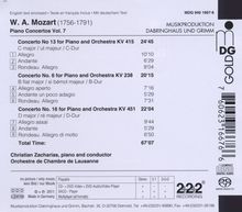 Wolfgang Amadeus Mozart (1756-1791): Klavierkonzerte Vol.7, Super Audio CD