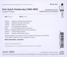 Peter Iljitsch Tschaikowsky (1840-1893): Eugen Onegin, 2 CDs