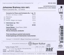 Johannes Brahms (1833-1897): Klavierkonzert Nr.1, Super Audio CD