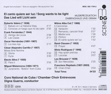 Coro Nacional de Cuba - El Canto Quiere Ser Luz, CD