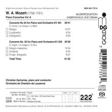 Wolfgang Amadeus Mozart (1756-1791): Klavierkonzerte Vol.8, Super Audio CD