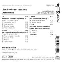 Leon Boellmann (1862-1897): Kammermusik, CD