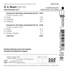 Wolfgang Amadeus Mozart (1756-1791): Klavierkonzerte Vol.9, Super Audio CD
