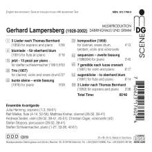 Gerhard Lampersberg (1928-2002): Kammermusik "Bunte Steine", CD