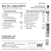 Christian Euler &amp; Paul Rivinius - Viola &amp; Piano, Super Audio CD