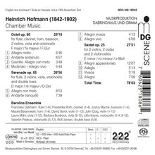 Heinrich Hofmann (1842-1902): Serenade op.65 für Flöte &amp; Streichquintett, Super Audio CD
