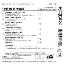 Rudolf Innig - Variations on America, Super Audio CD