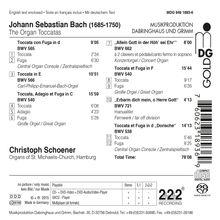 Johann Sebastian Bach (1685-1750): Toccaten &amp; Fugen BWV 538,540,565, Super Audio CD
