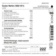 Gustav Mahler (1860-1911): Kindertotenlieder, Super Audio CD