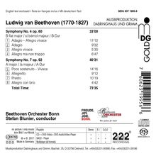 Ludwig van Beethoven (1770-1827): Symphonien Nr.4 &amp; 7, Super Audio CD