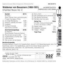 Waldemar von Bausznern (1866-1931): Kammermusik Vol.2, Super Audio CD