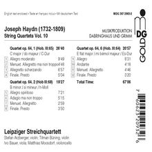 Joseph Haydn (1732-1809): Streichquartette Vol.10, CD