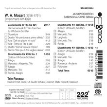 Wolfgang Amadeus Mozart (1756-1791): Divertimenti KV 439b Nr.1,2,5, Super Audio CD