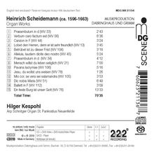 Heinrich Scheidemann (1596-1663): Orgelwerke, Super Audio CD