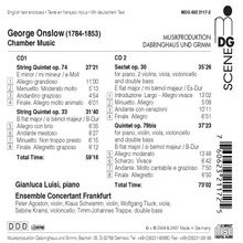 Georges Onslow (1784-1852): Streichquintette opp.33 &amp; 74, 2 CDs