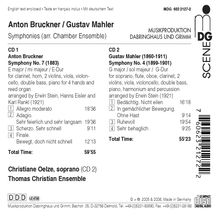 Anton Bruckner (1824-1896): Symphonie Nr.7 (arrangiert für Kammerensemble), 2 CDs