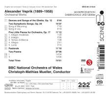 Alexander Veprik (1889-1958): Orchesterwerke, Super Audio CD