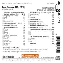 Paul Dessau (1894-1979): Kammermusik, CD