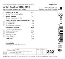 Anton Bruckner (1824-1896): Frühe Orchesterwerke in Orgelbearbeitungen, Super Audio CD