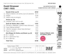 Ewald Strässer (1867-1933): Sonate für Violine &amp; Klavier op.32, Super Audio CD