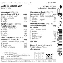 caterva musica - L'arte del Virtuoso Vol. 1, Super Audio CD