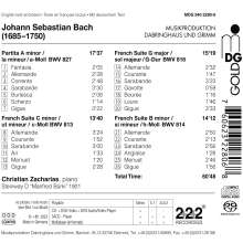 Johann Sebastian Bach (1685-1750): Französische Suiten BWV 813,814,816, Super Audio CD