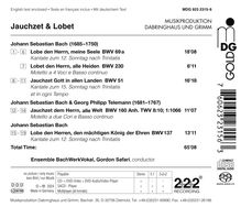 Johann Sebastian Bach (1685-1750): Kantaten BWV 51,69a,137, Super Audio CD