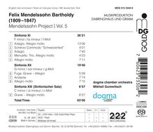 Felix Mendelssohn Bartholdy (1809-1847): Mendelssohn Project Vol.5, Super Audio CD