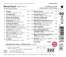 MDG 902 2380-6, Marcel Dupré (1886–1971) Vocal Discoveries. Ensemble Vox ad hoc, Tobias Frank, conductor.