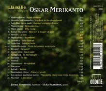 Oskar Merikanto (1868-1924): Klavierlieder, CD