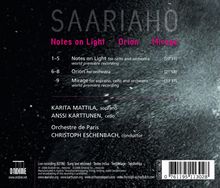 Kaija Saariaho (1952-2023): Cellokonzert "Notes on Light", CD