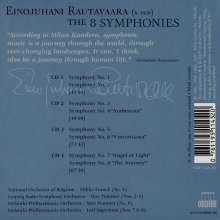 Einojuhani Rautavaara (1928-2016): Symphonien Nr.1-8, 4 CDs