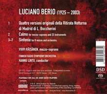 Luciano Berio (1925-2003): Sinfonia, Super Audio CD
