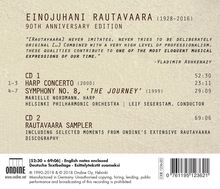 Einojuhani Rautavaara (1928-2016): Symphonie Nr.8 "The Journey", 2 CDs