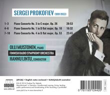 Serge Prokofieff (1891-1953): Klavierkonzerte Nr.1,3,4, CD