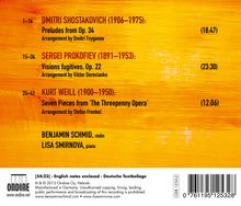 Benjamin Schmid &amp; Lisa Smirnova - Schostakowitsch / Prokofieff / Weill, CD