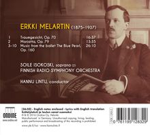 Erkki Melartin (1875-1937): Musik aus dem Ballett "The Blue Pearl", CD