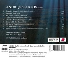 Andrejs Selickis (geb. 1960): Geistliche Chorwerke "Paradisus vocis", CD