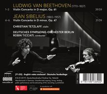 Christian Tetzlaff - Beethoven / Sibelius, CD