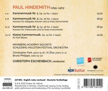 Paul Hindemith (1895-1963): Kammermusiken Nr.1-3, CD