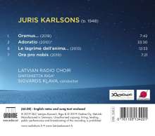 Juris Karlsons (geb. 1948): Geistliche Chorwerke, CD