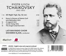 Peter Iljitsch Tschaikowsky (1840-1893): Vesper "All-Night Vigil" op.52, CD