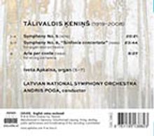 Talivaldis Kenins (1919-2008): Symphonien Nr. 5 &amp; Nr. 8 "Sinfonia concertata" für Orgel &amp; Orchester, CD