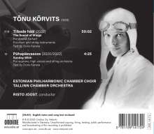 Tonu Korvits (geb. 1969): Tiibade hääl (The Sound of Wings), CD