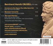 Bernhard Crusell (1775-1838): The Last Warrior (Declamatorium für Rezitation, Chor &amp; Orchester), CD
